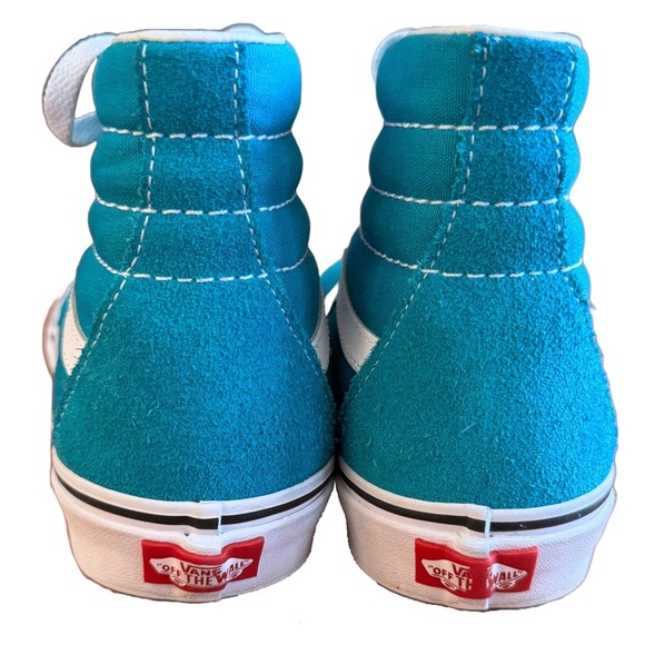 VANS - Sk8-Hi- Men’s Classic High Top Skate Shoe Sz 9 Womens / 7.5 Mens Blue - Picture 3 of 5